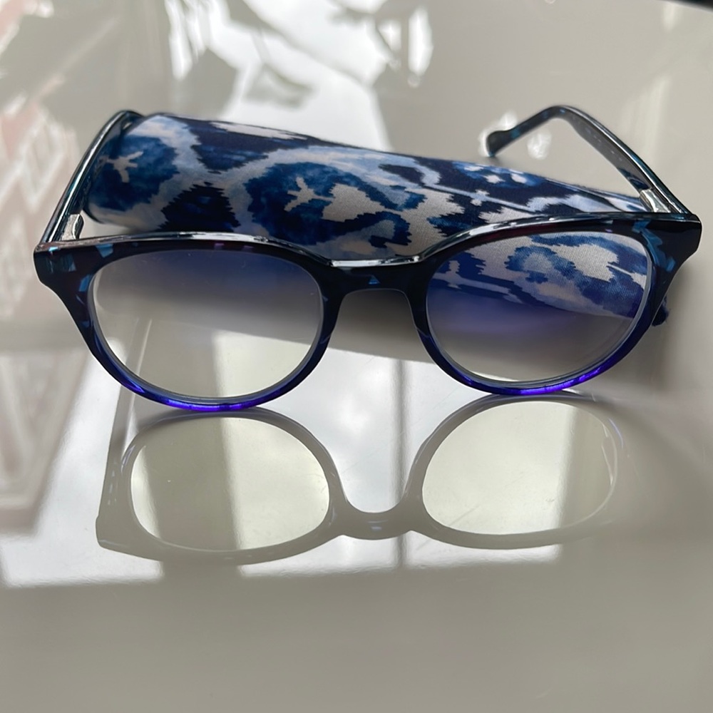VERA BRADLEY Blue Ikat Blue-light glasses (+0.00)